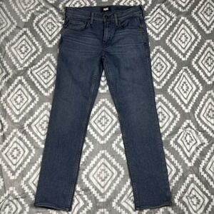 Paige Jeans Mens 30x28.5" Blue Lennox Slim Mid Rise Light Wash